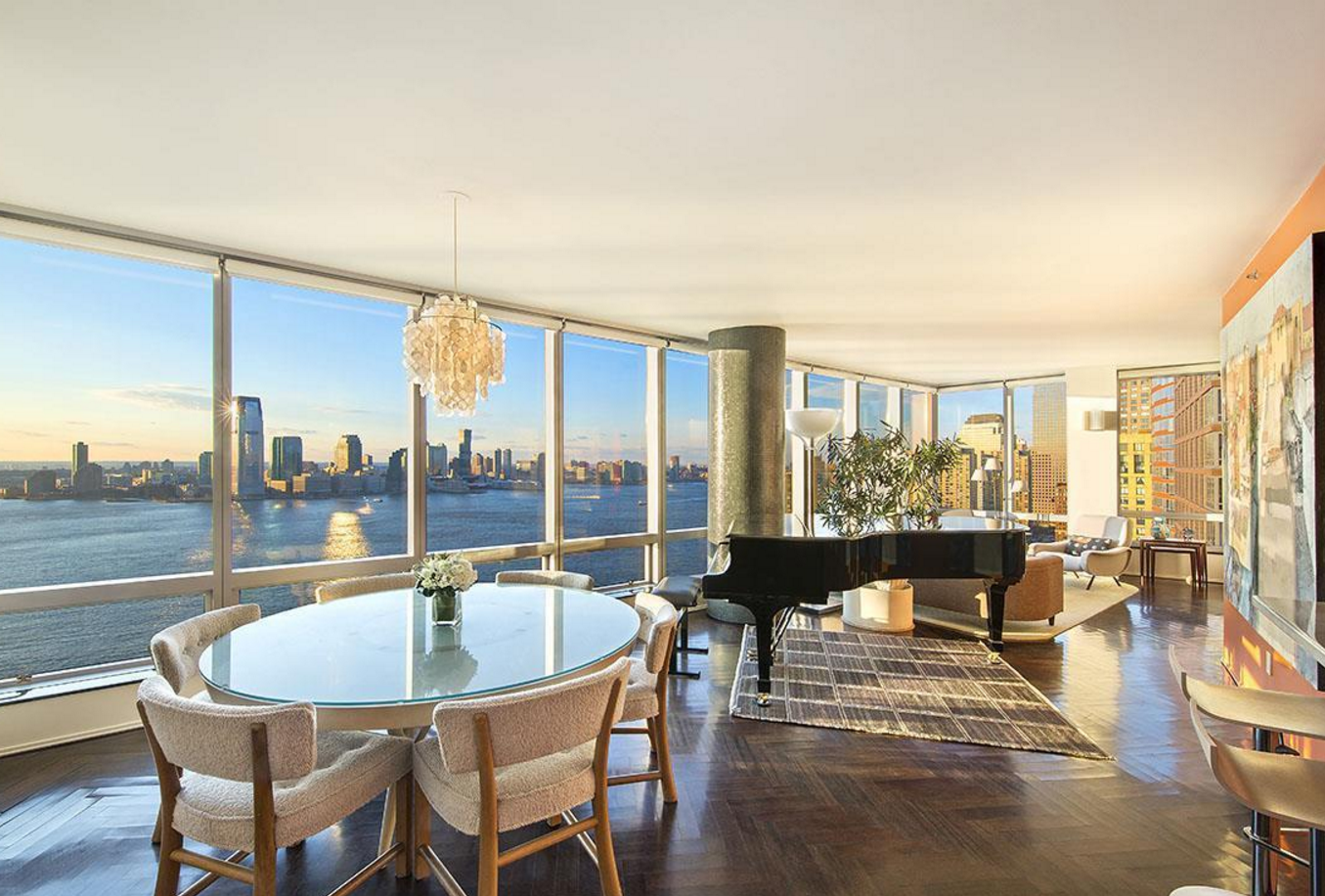 Hover right above the harbor in this Battery Park City condo